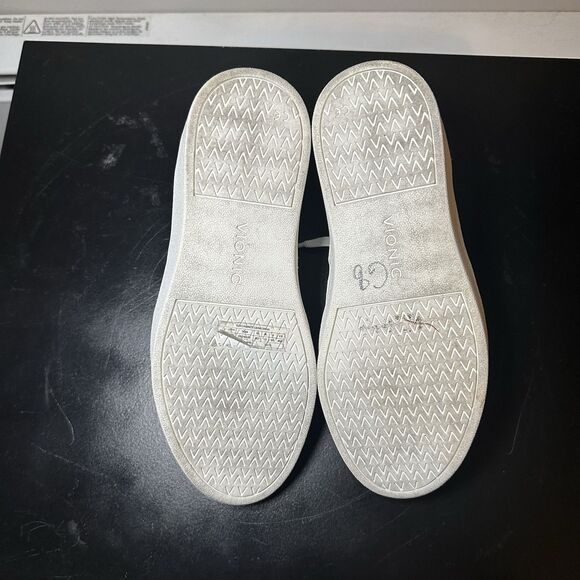 Vionic Womens Size 8.5 Wide Elise White Casual Leather Sneakers - Picture 13 of 16